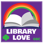 Image of Girl Scout Library Love Patch